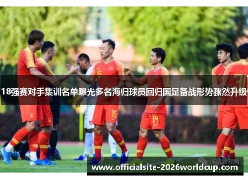 18强赛对手集训名单曝光多名海归球员回归国足备战形势骤然升级
